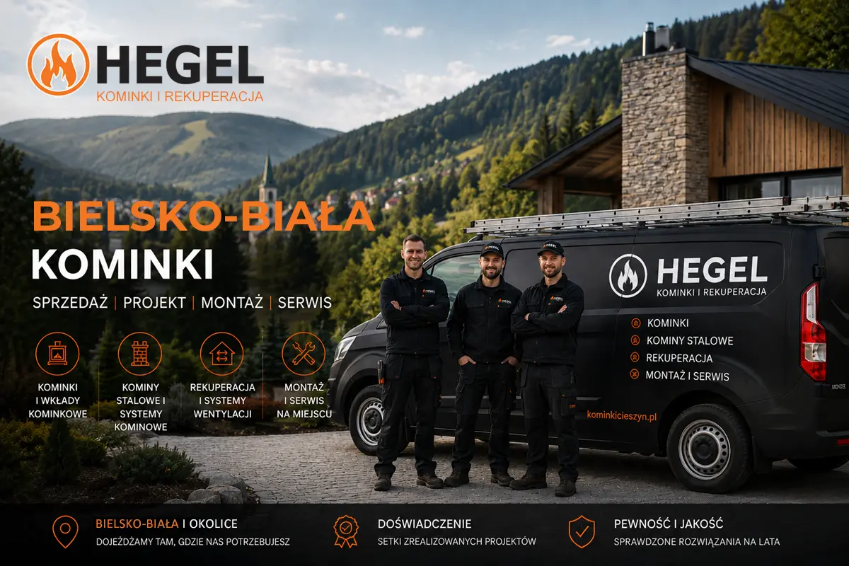 Kominki Bielsko-Biała - montaż kominków, wkłady kominkowe i rekuperacja do domów