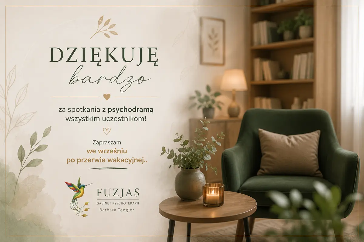 Podziękowania za spotkania z psychodramą